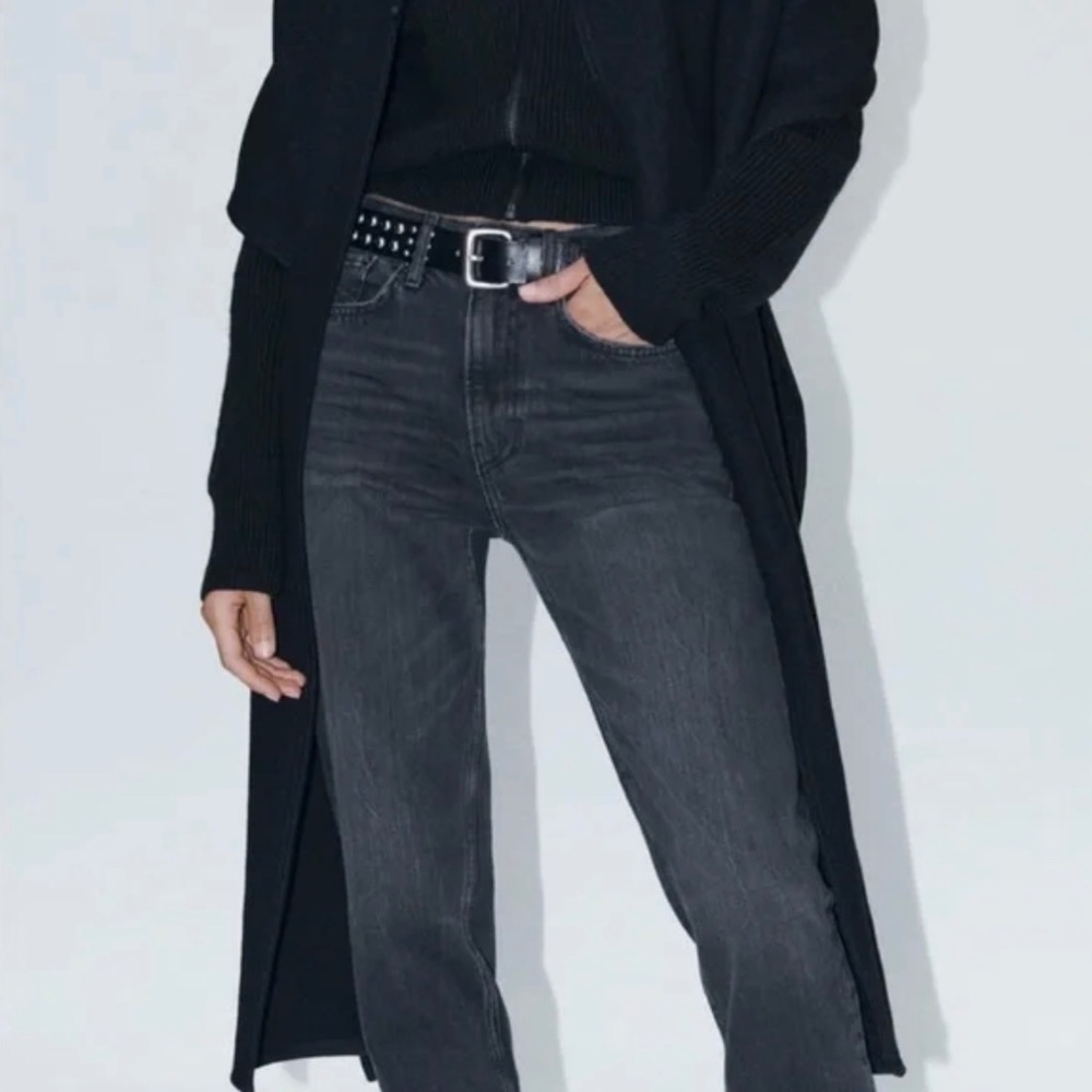 Zara Black Denim Jeans - size 8